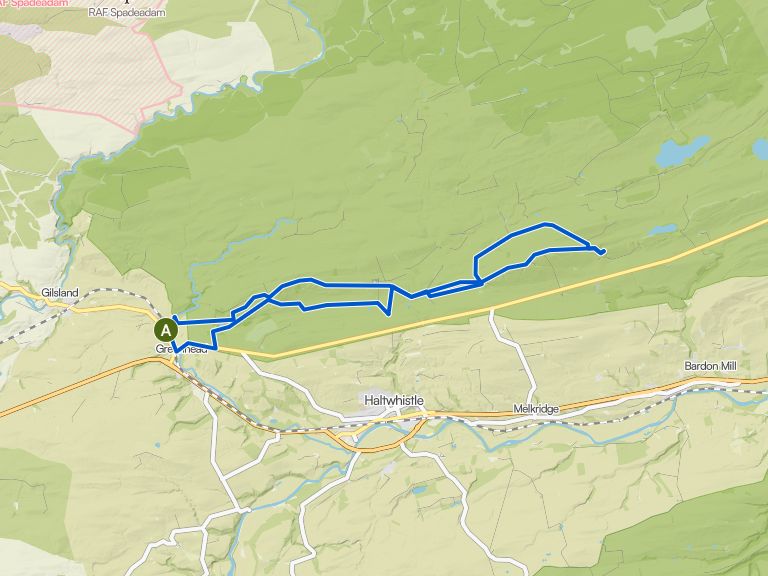 Steel Rigg from Greenhead — Northumberland National Park | hike | Komoot